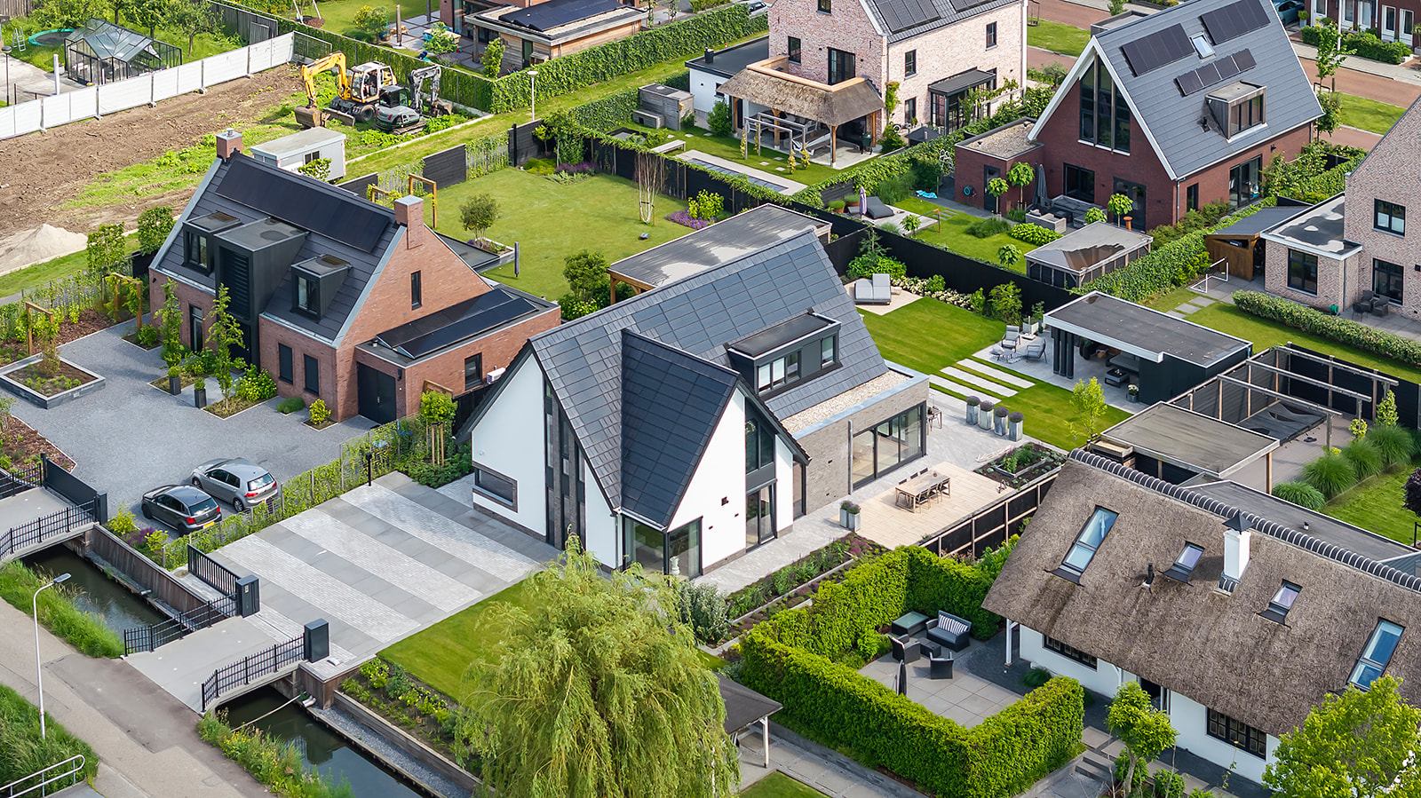 Afbeelding Moderne villa met Solinso dakpannen